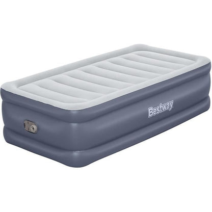 Airbed - BESTWAY - 6713G - Tritech - 1 place, 191 x 97 x 51 cm, integrated electric pump, bed frame