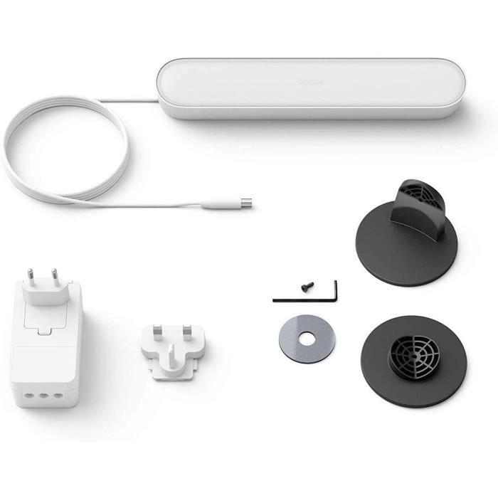 Philips Hue Play White & Color Ambiance, Basic Kit X 1, White, works with Alexa, Google Assistant and Apple Homekit