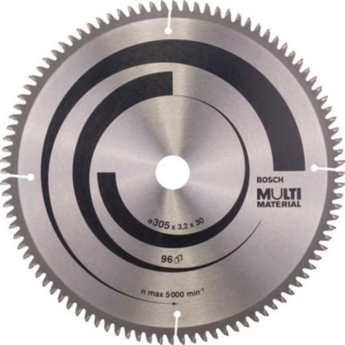 BOSCH PROFESSIONAL Carbide Circular Saw Blade 305 x 30 x 3.2 mm (96 teeth) - Multi-material