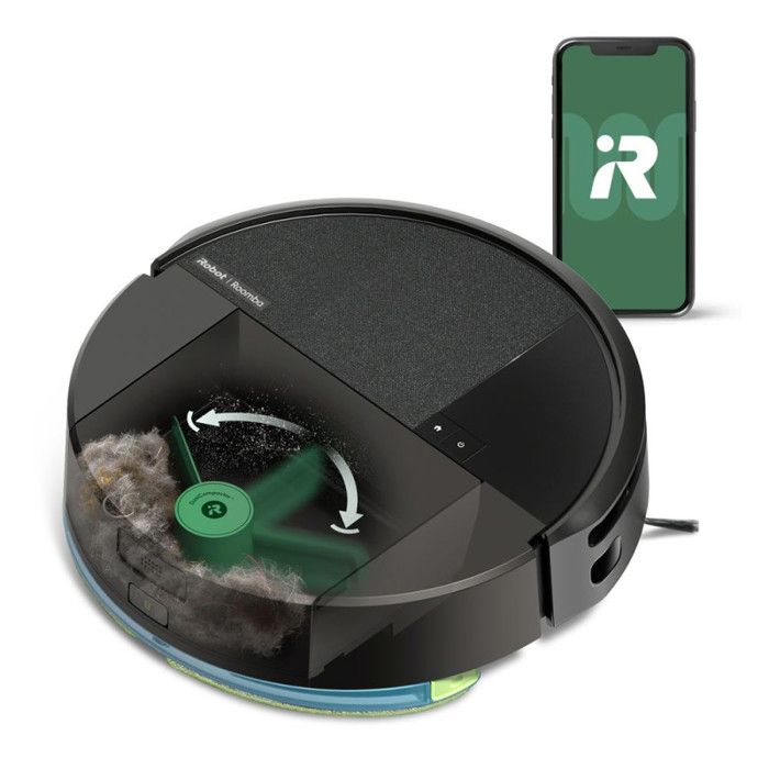 iRobot Roomba 205 DustCompactor - Automatically compacts debris inside the robot up to 60 J - Clearview LiDAR - 7K Pa