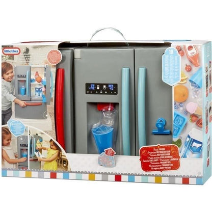Little Tikes - My 1st Fridge - Pretend Play - Realistic Ice Cube Dispenser - Realistic Lights and Sounds - Food and Beverage