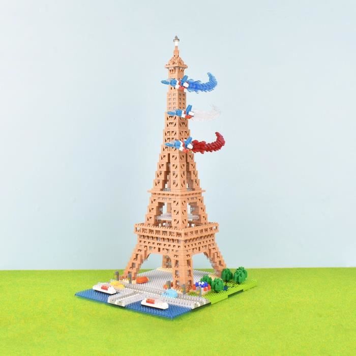 Nanoblock - Bandai - NB057 - Eiffel Tower - 500 pieces - DIY - Ages 8 and up