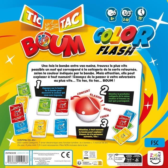 Tic Tac Boom Color Flash