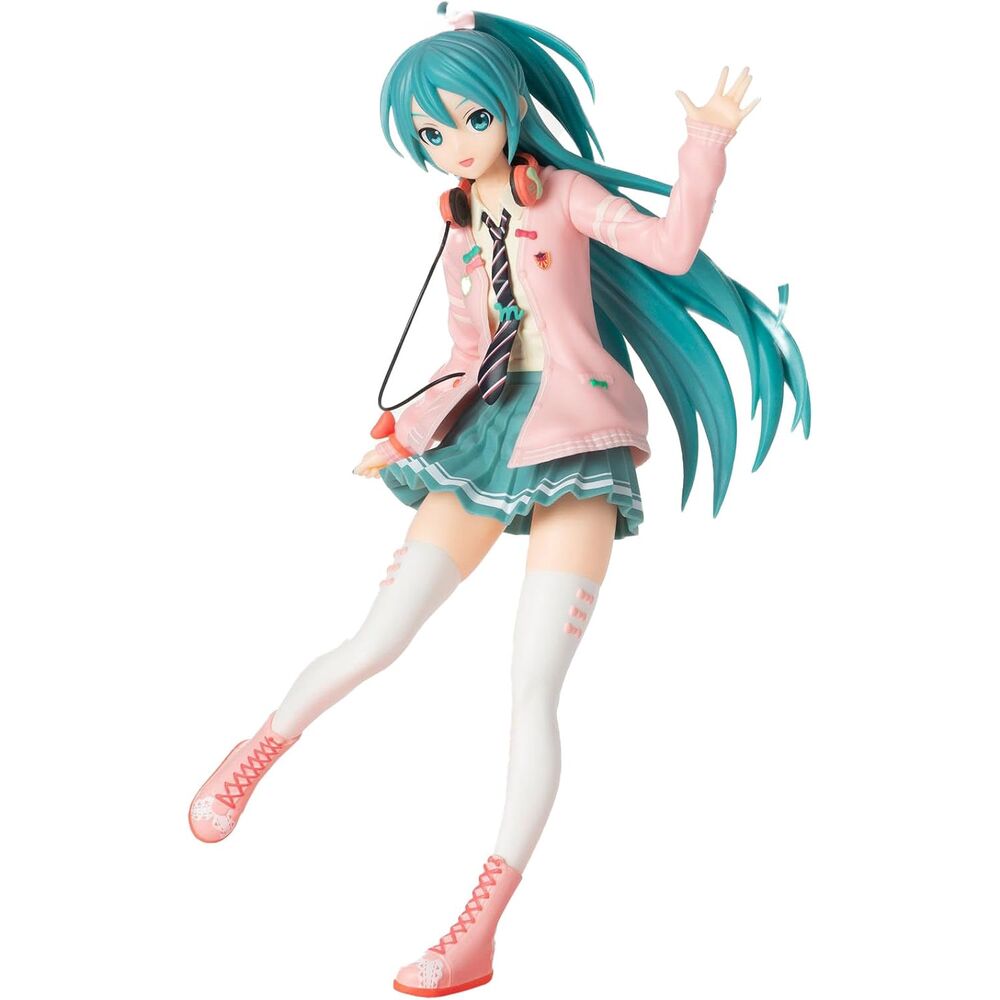 Hatsune Miku Diva Arcade Future Tone Hatsuke Miku Ribbon Girl figure 24cm
