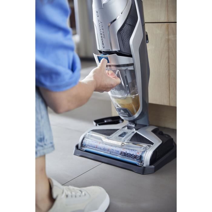 BISSELL CrossWave C3 Select 3551N - 3 in 1 Mop Vacuum Cleaner - Multi-Surface Cleaning - Self-Cleaning Cycle - 560W Power