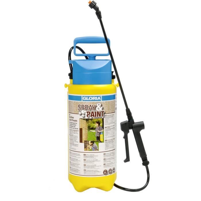 GLORIA Gloria Hand Sprayer - Spray & Paint Model 5 L - 3 bars - Valve and flat jet nozzle - Viton seals