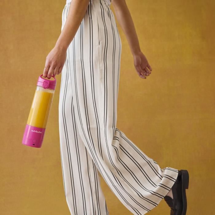 Portable blender - NutriBullet - NBP003MA - 70W - 0.475L - Pink - 1 bottle included