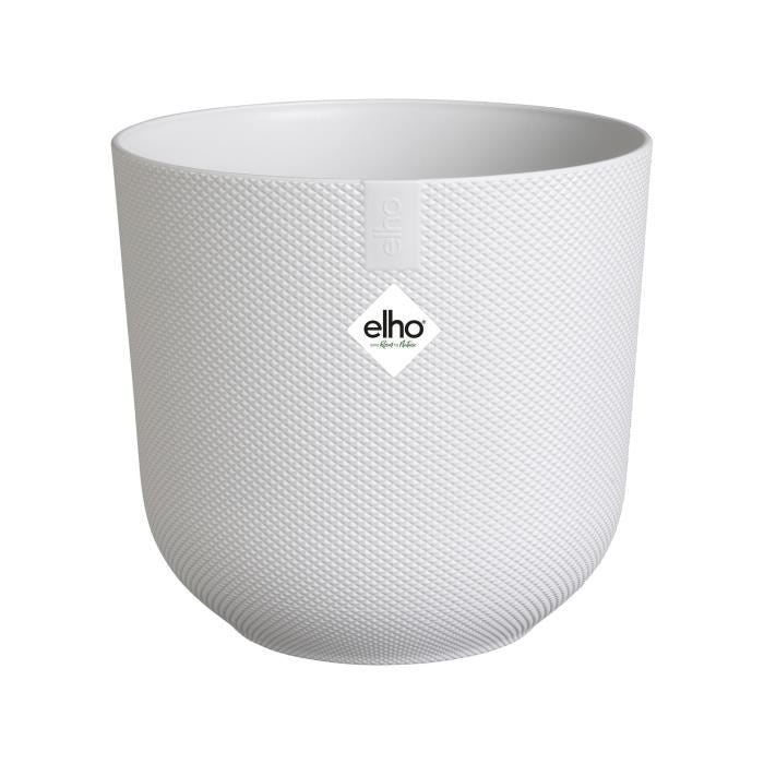 Flower pot - Elho - Jazz Round - White - Ø 26 x H 24 cm - Indoor - 100% recycled