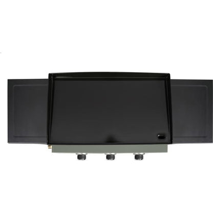 Gas griddle on trolley - LIVOO - DOC326 - 3 burners - Green / Black