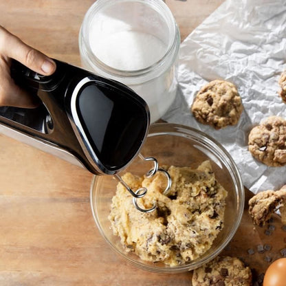 Electric mixer - DOMO - DO9258M - 800 W - 5 speeds + Turbo - Black / Steel