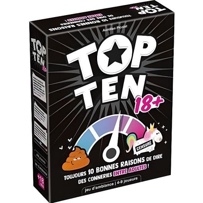 Cocktail Games | Top Ten 18+| Board game | from 14 years old | 4 to 9 players | 30 minutes