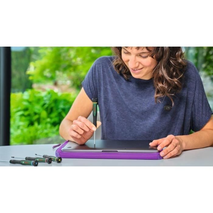 Bosch 8-piece screwdriver set (for DIY/modeling/crafts, precise and magnetic bits PH/TX/HEX/Slotted)