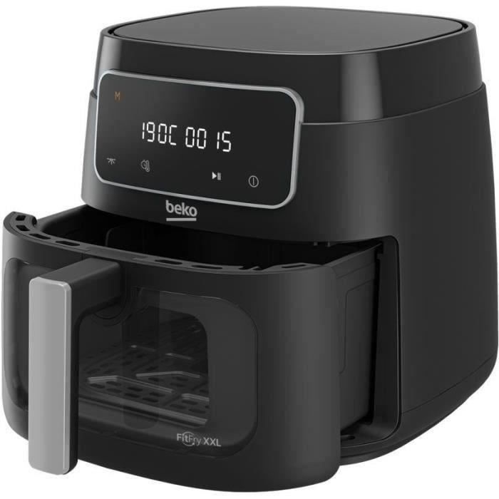 Multifunctional hot air fryer - BEKO - FRL3374B - 1900 W - 7.6 L for 2 kg of fries - LCD touch screen - Black