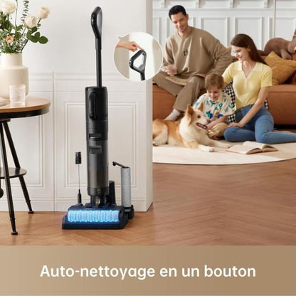 Dreame H12 DUAL Broom Vacuum Cleaner Water and Dust Cleaner with Accessories and Hot Air Drying