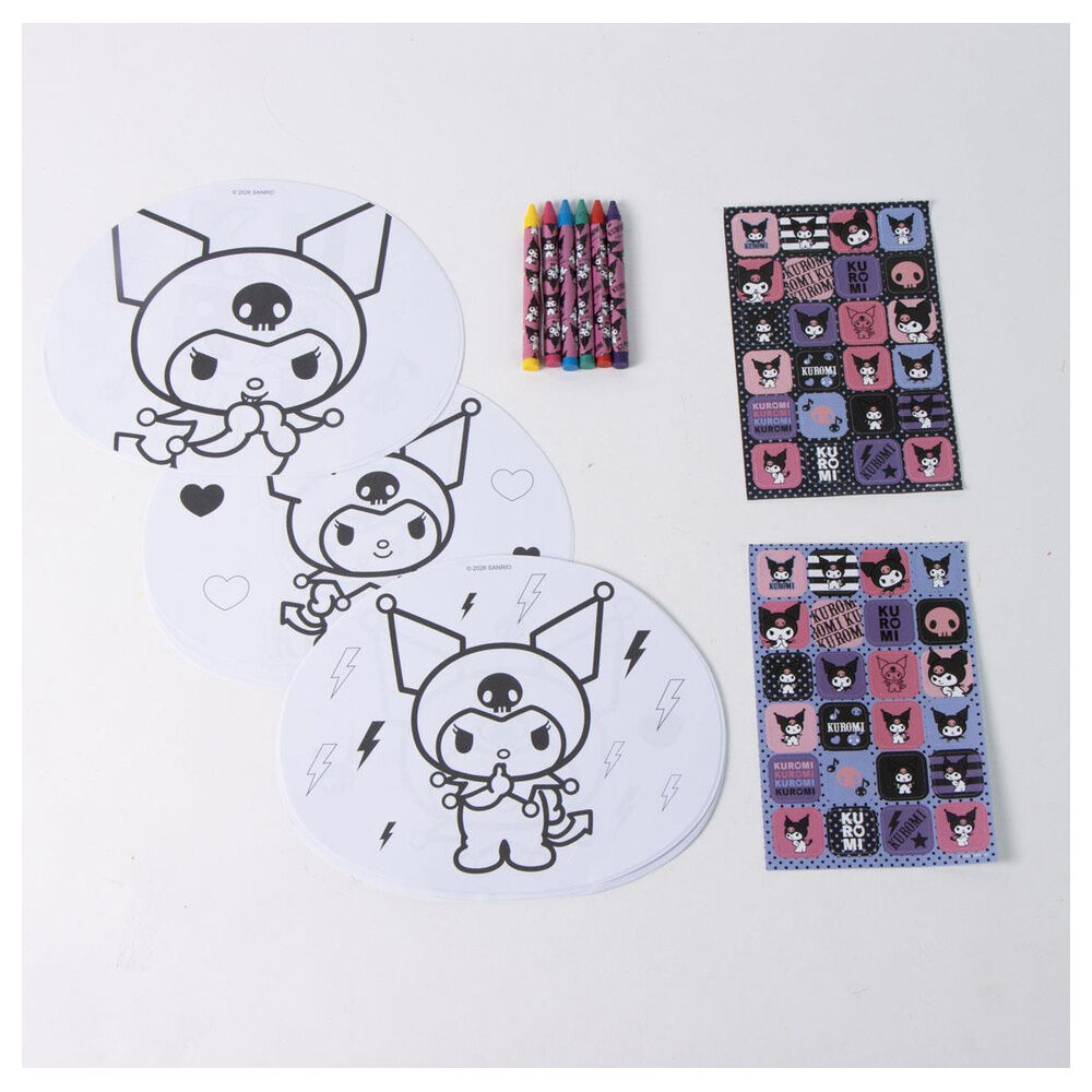Hello Kitty Kuromi colouring activity book