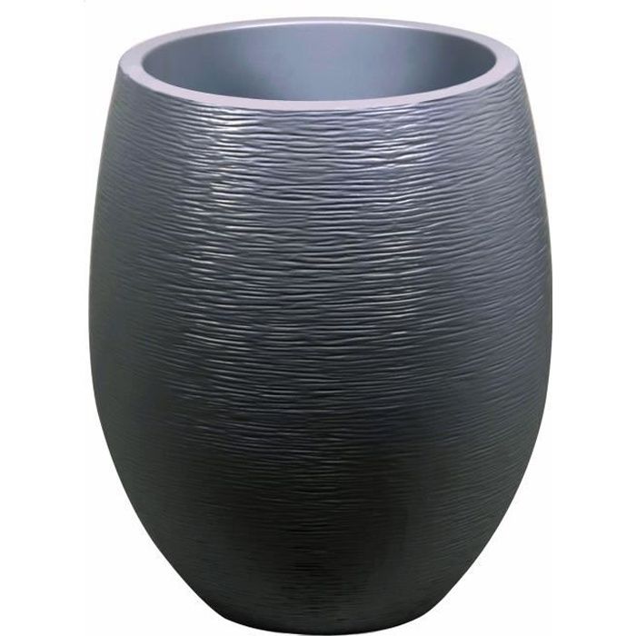 EDA Round Pot Graphit Ø50cm - Capacity 53L - Anthracite gray