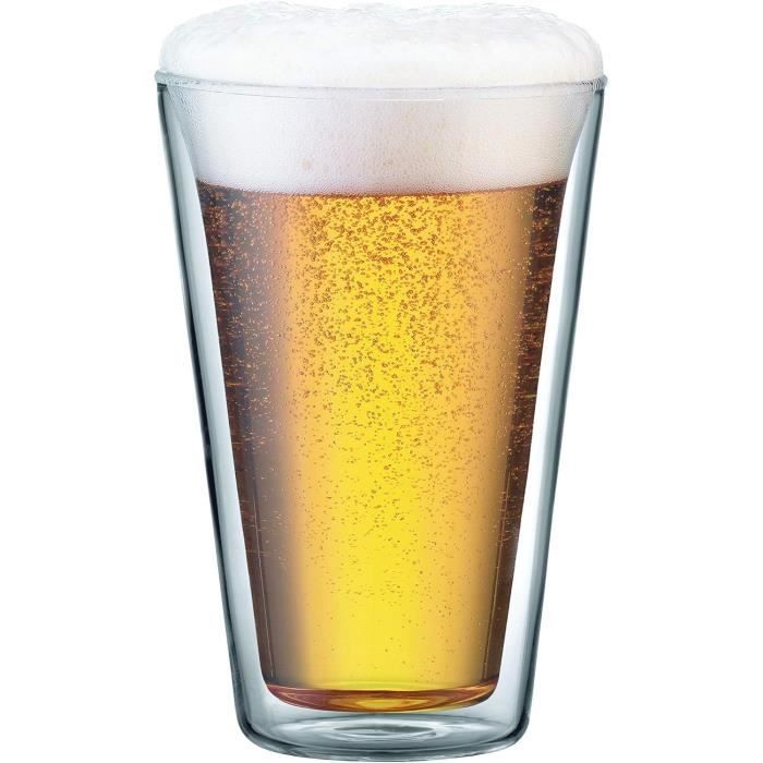 BODUM CANTEEN Set of 2 double wall glasses 0.4 l Transparent