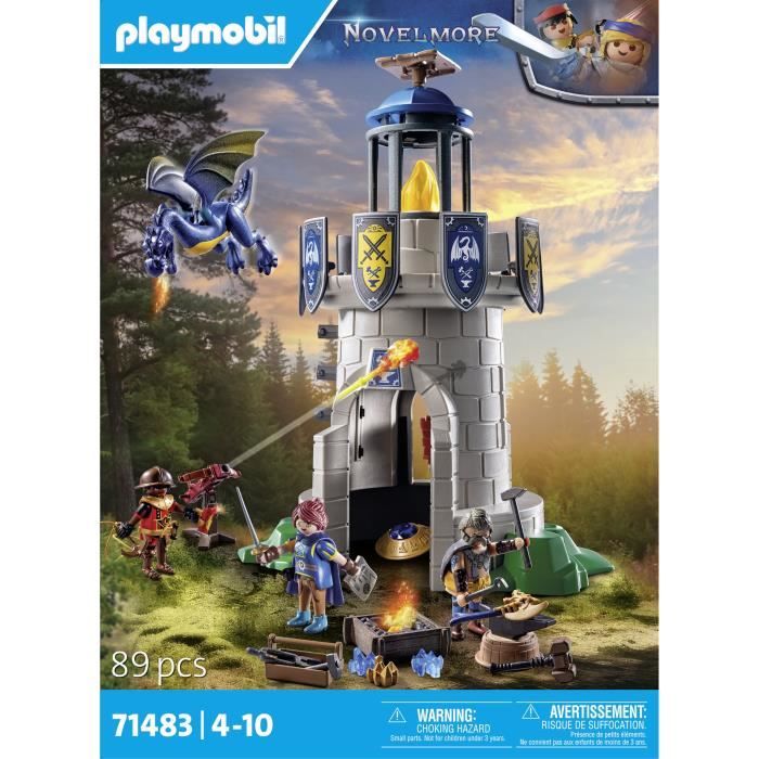 PLAYMOBIL 71483 Novelmore Novelmore Knights Turret with Dragon