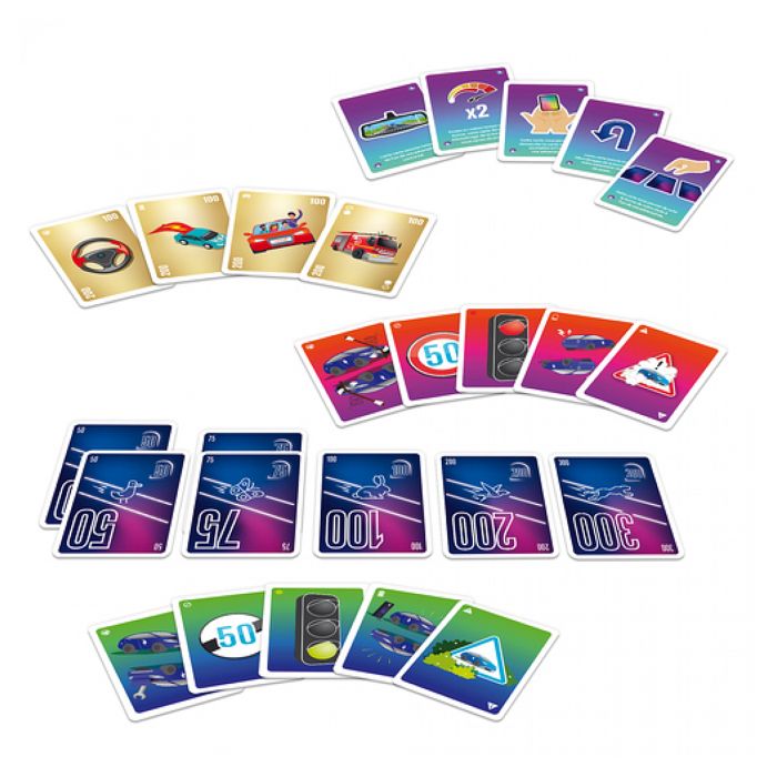 MILLE BORNES RUSH card game - DUJARDIN - For 2 players or more - From 7 years old