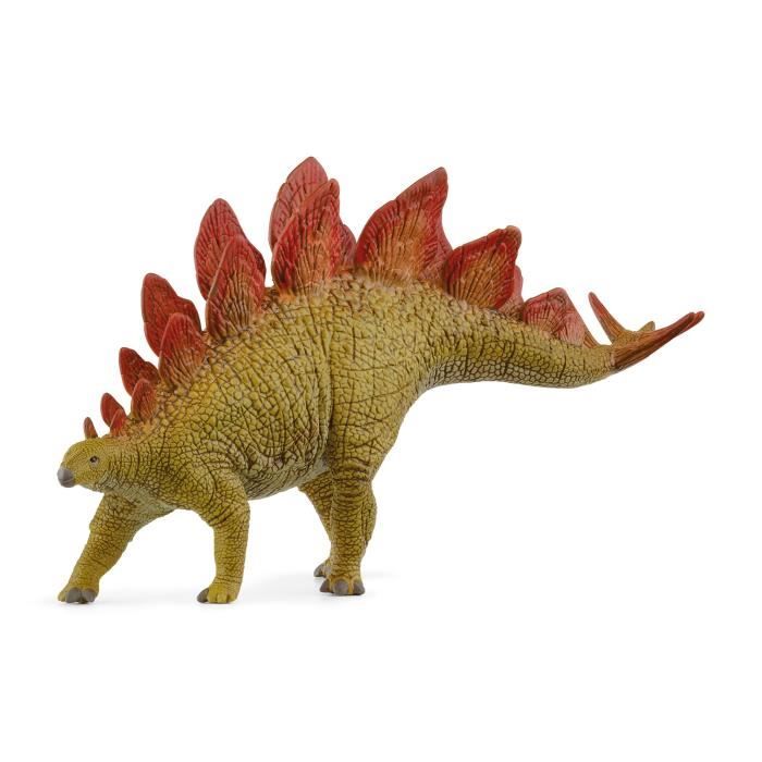 Stegosaurus, figurine with realistic details, dinosaur toy inspiring imagination for children aged 4, 5 x 20 x 10 cm - schlei