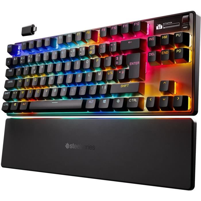 Wireless Mechanical Gaming Keyboard - STEELSERIES - APEX PRO TKL GEN 3 - Black
