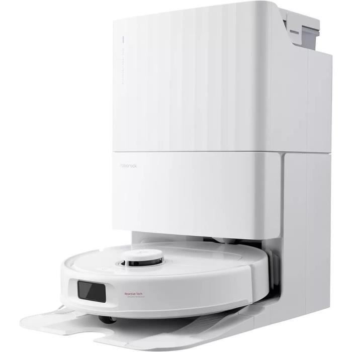 Roborock QRevo Plus White Robot Vacuum Cleaner with Multi-Function Station - 7000 Pa Power - Extendable Mop