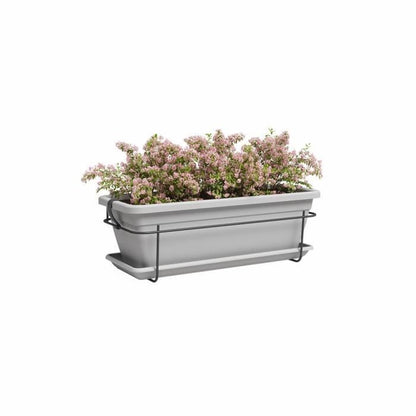 Jardiniere - ARTEVASI - VENEZIA balcony KIT - 50 ma - Light gray
