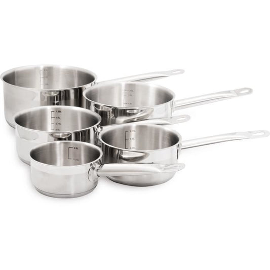 BAUMALU 344200 Series 5 stainless steel pans Gastronomy 12 to 20 cm