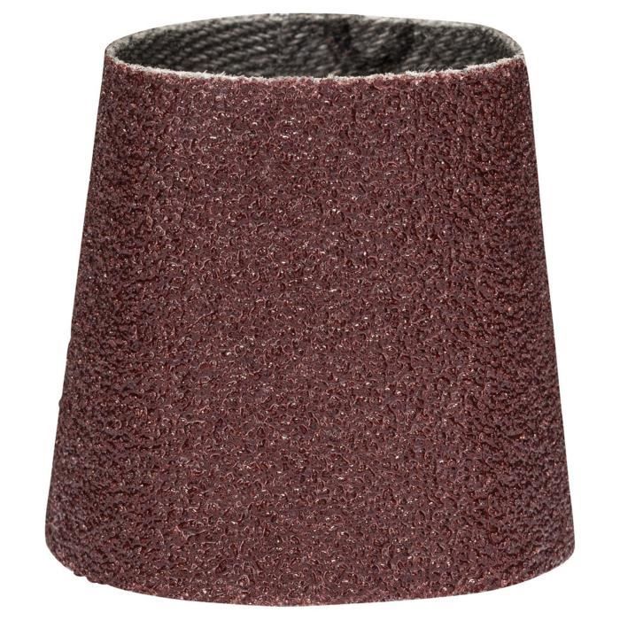 Set of 3 conical bosch abrasives (30mm, grain 80)