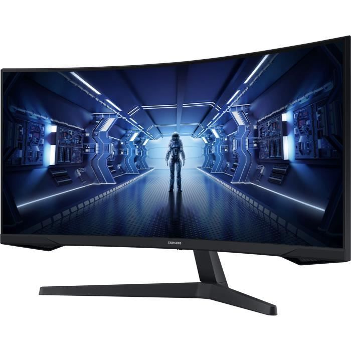 Curved gaming pc screen - Samsung - Odyssey G5 - G55T C34G55TWP - 34 '' UwqHD - SAD - 1 MS - 165Hz - HDMI / Displayport / USB