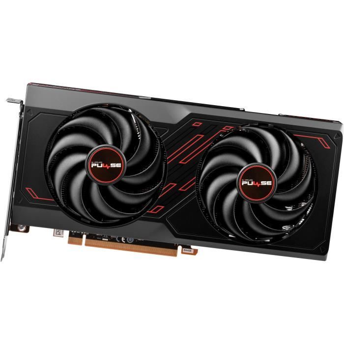 Sapphire - Graphics card - Pulse AMD Radeon  - RX 7600 Gaming 8GB GDDR6 - HDMI / Triple DP