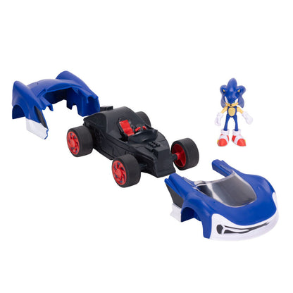 Sonic the Hedhehog assorted Vehicle + figure 7cm