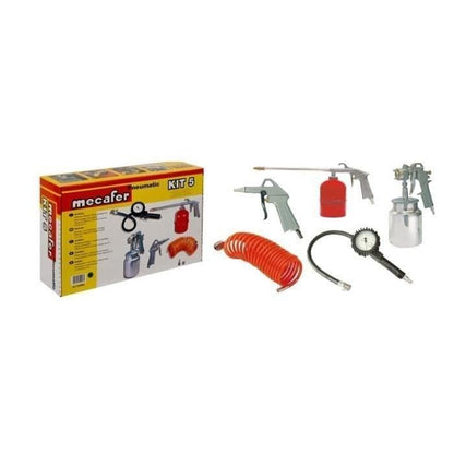 MECAFER Compressed air accessories kit 5 pieces