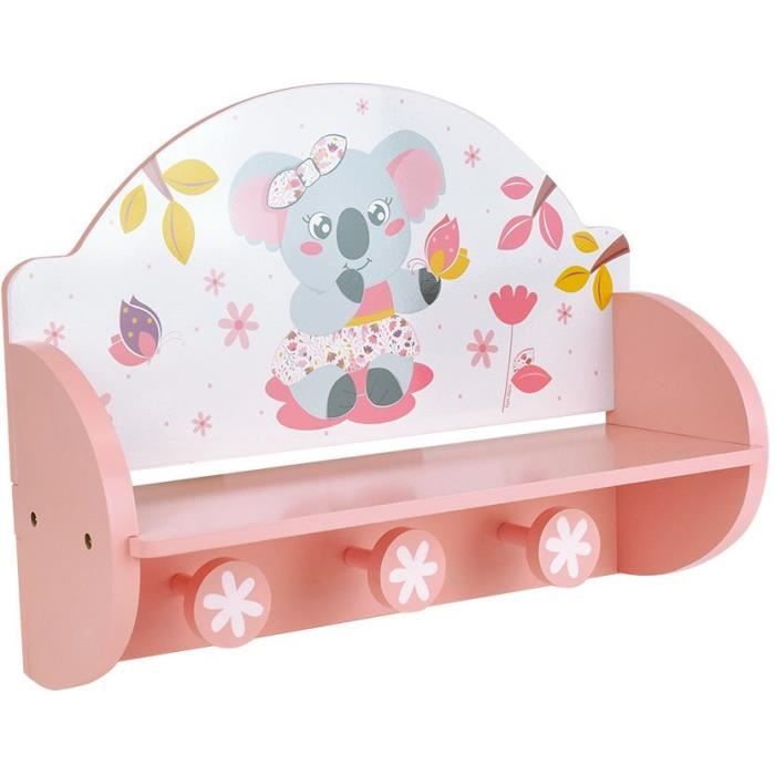 FUN HOUSE Mimi Cally Koala 713337 COAT RACK SHELF Dimensions: ± H. 33 x W. 46 x D. 15 cm for children