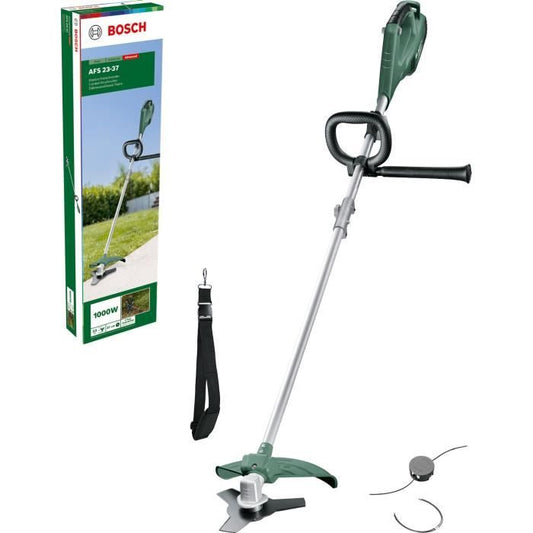 BOSCH 1000W brushcutter-AFS 23-37 (delivered with 3 wires 37 cm, 1 brush cutter and 1 strap))