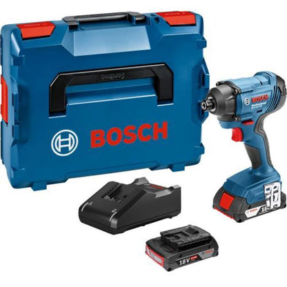 BOSCH PROFESSIONAL Cordless impact driver 18V GDR 18V-160, 2 beater 2,0 Ah, L-BOXX