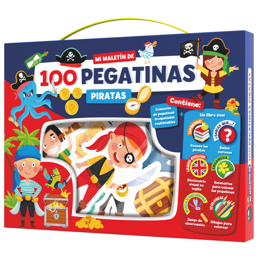 Pirates 100 stickers briefcase