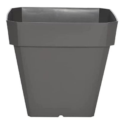 RIVIERA Soleilla flower pot - Square - 40 x 40 cm - Glittery gray