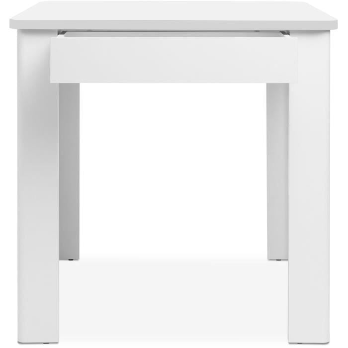 OSLO Table - Rectangular - 4 people - 80 x 77 x 80 cm - White