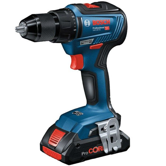 18V GSR 18V-55 Professional 18V Drill + 2 Process 4AH batteries + charger + L-Boxx-Bosch-06019h5204 box