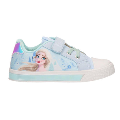 Disney Frozen canvas trainers with ligths