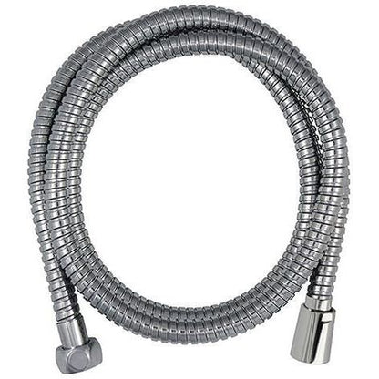 Shower hose - ROUSSEAU - Anti-twist metal nut - Safety crimps - Length 1.75m - Single-grip chrome-plated stainless steel