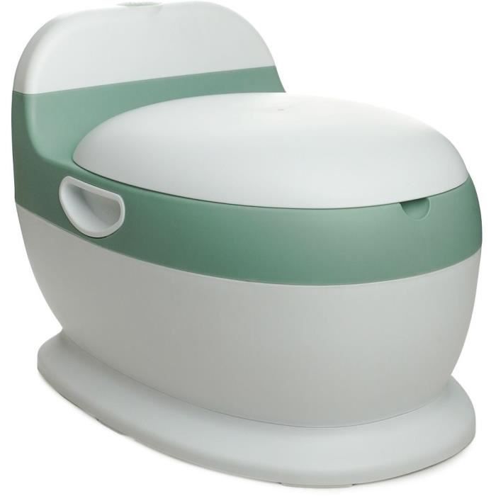 Mini toilet - THERMOBABY - Sage Green - Comfortable with flushing sound