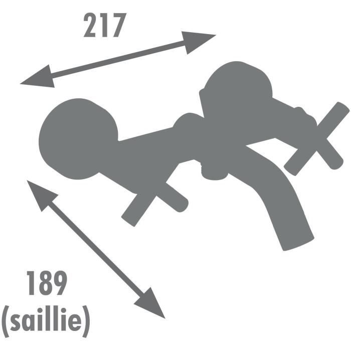 Bath-shower mixer - EDOUARD ROUSSEAU - NANKA - Black