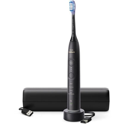 Toothbrush - PHILIPS - HX7421/01 - Sonicare - 7100 Series - Black - Electric