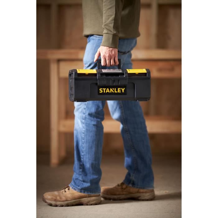 STANLEY 40cm empty toolbox with 1 hand opening