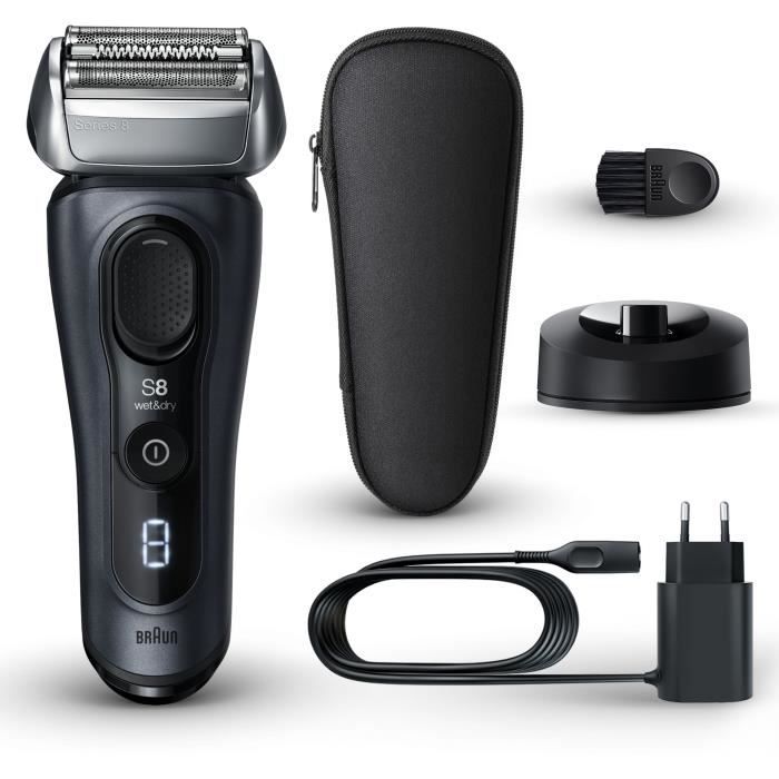 Shaver - BRAUN - SERIES 8 8513s - 4 shaving elements - Wet&Dry - 60 min - Black
