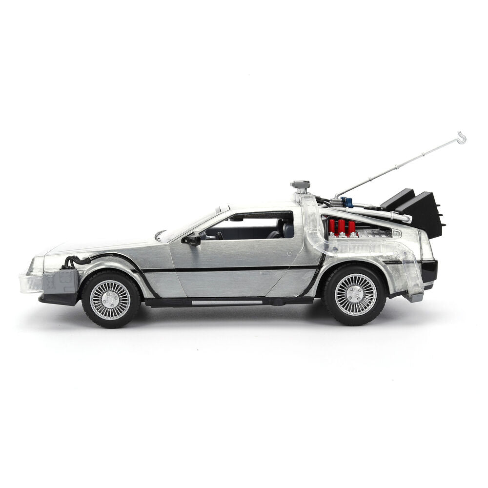 Back to the Future 40th Anniversary Time Machine Hollywood Rides Dlorean replica