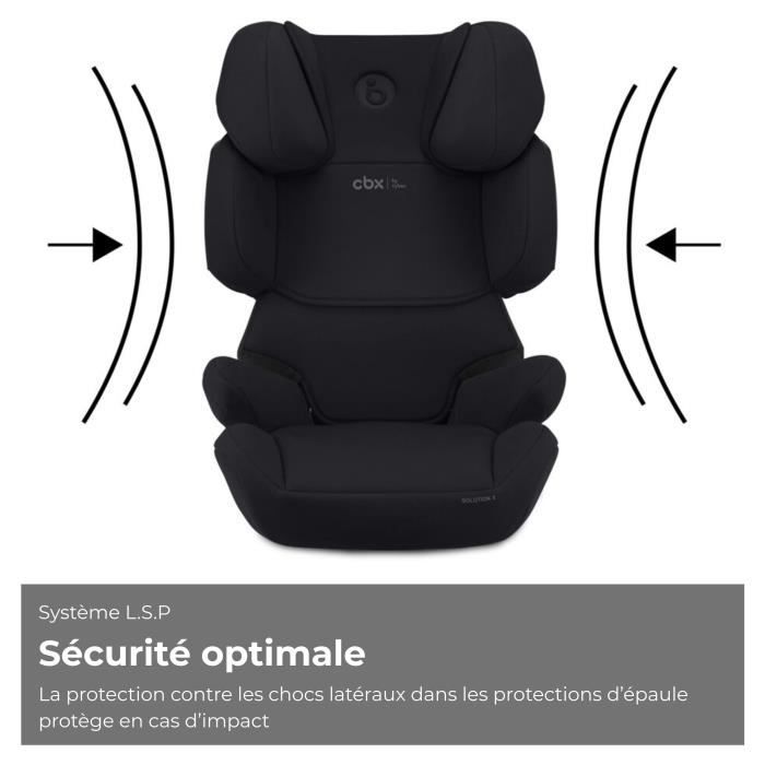 CYBEX Solution X i-Fix car seat - From 3 to 12 years - Pure Black