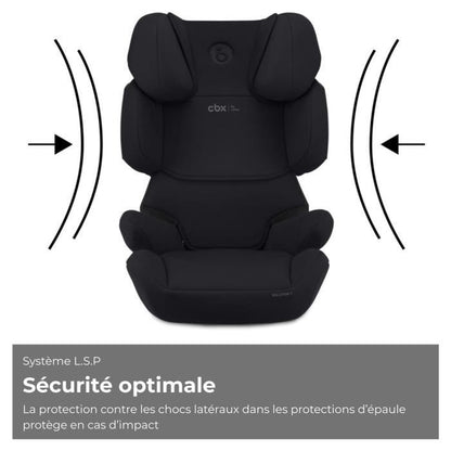 CYBEX Solution X i-Fix car seat - From 3 to 12 years - Pure Black